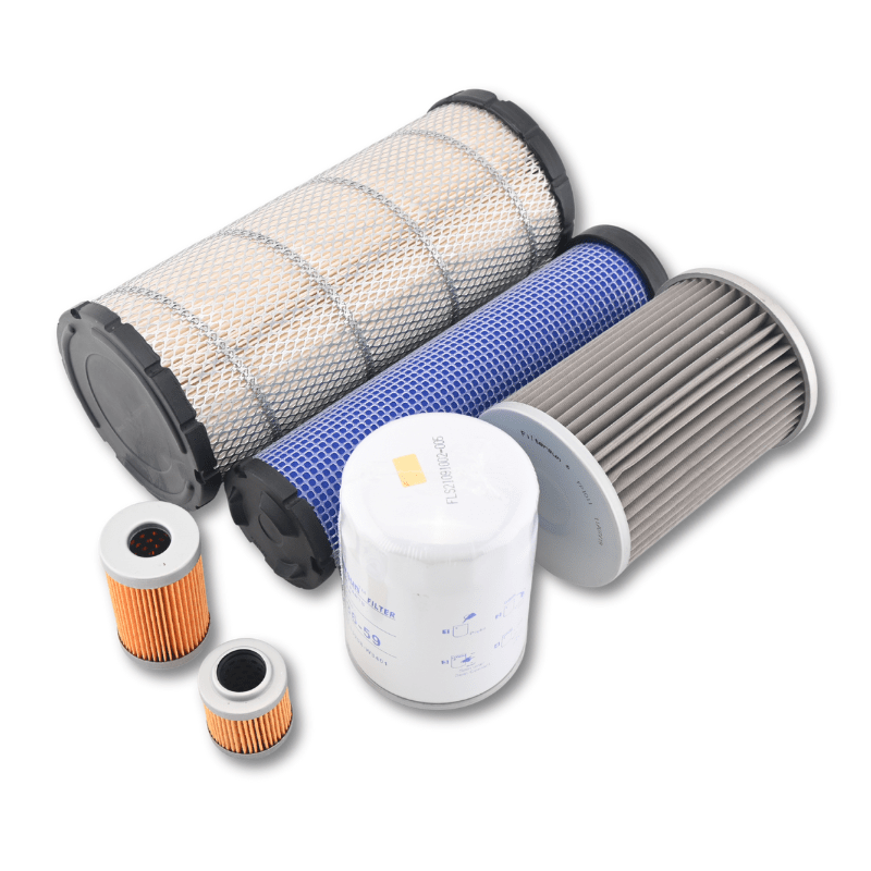 Maintenance Filter Kit for Kubota KX121-3 Mini Excavator Air Oil Hydraulic Fuel - Fuel Parts Depot