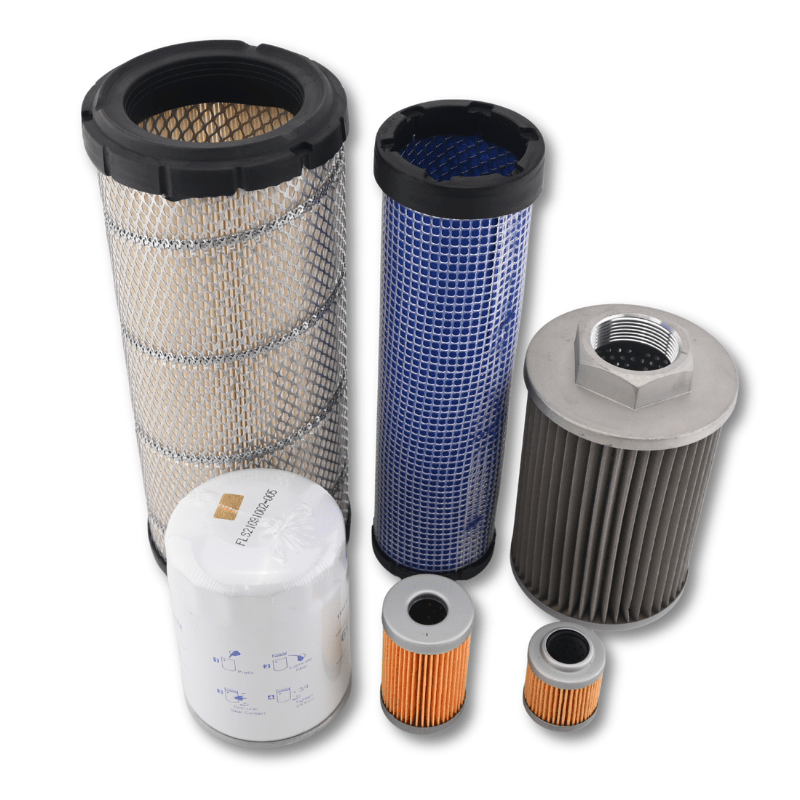 Maintenance Filter Kit for Kubota KX121-3 Mini Excavator Air Oil Hydraulic Fuel - Fuel Parts Depot