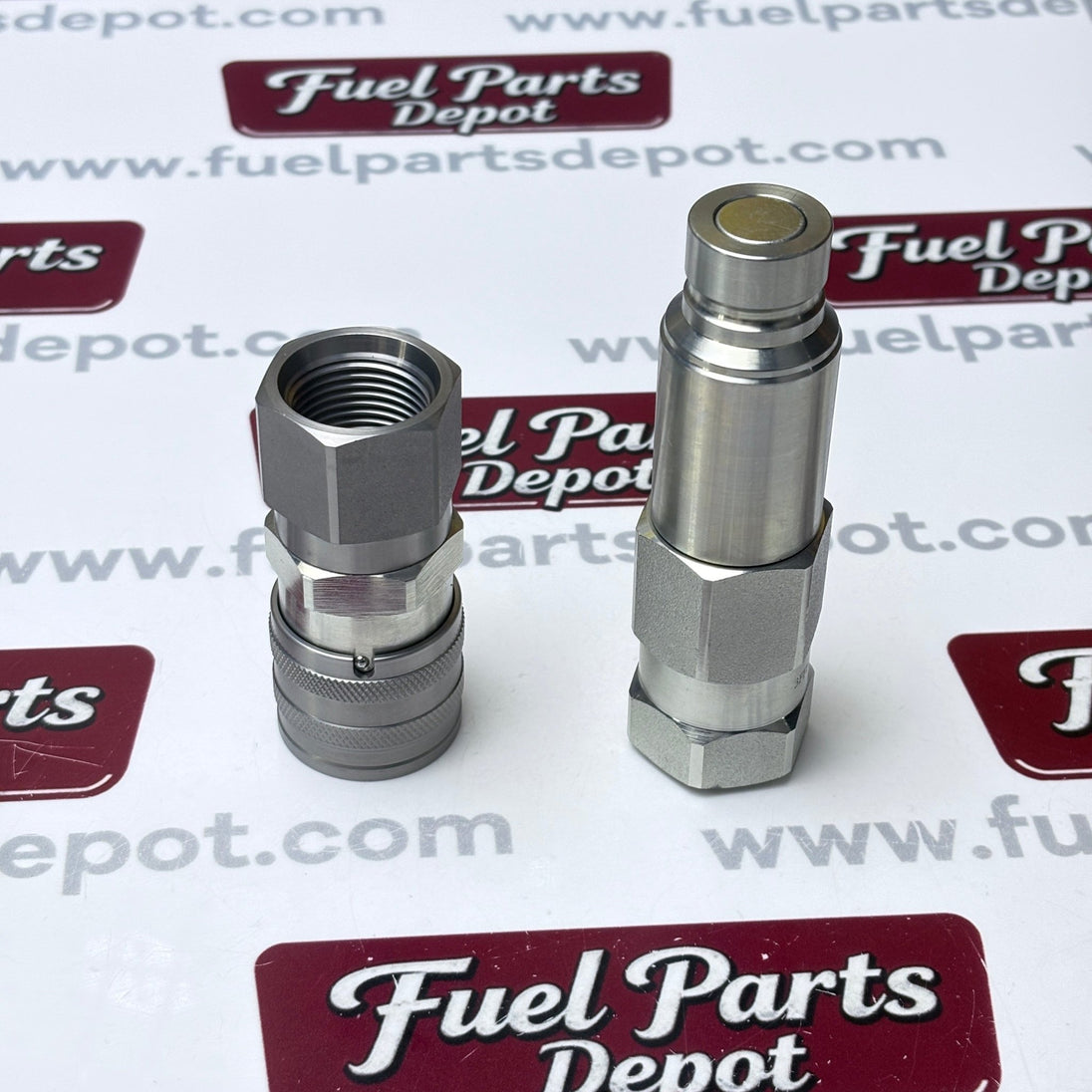 Male & Female Flat Face Coupler Kit 7246777 7246790 Aftermarket Replacement For Bobcat Loader 542 543 553 653 751 753 763 773 7753 853 863 864 873 963 - Fuel Parts Depot