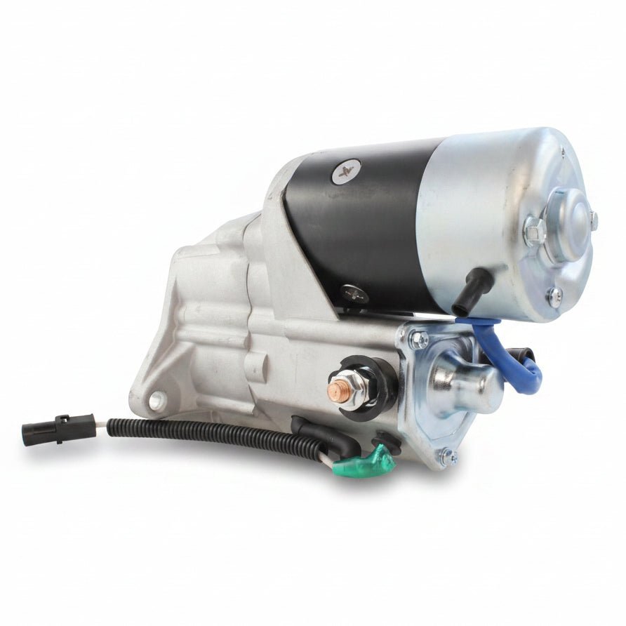 New 12V 10T Starter Motor 19855 1700-0117 87040161 OSGR 2.7kW Denso for Case 420 430 435 445 450 465 New Holland C185 C190 L185 Skid Steer Diesel 2004-2016 - Fuel Parts Depot