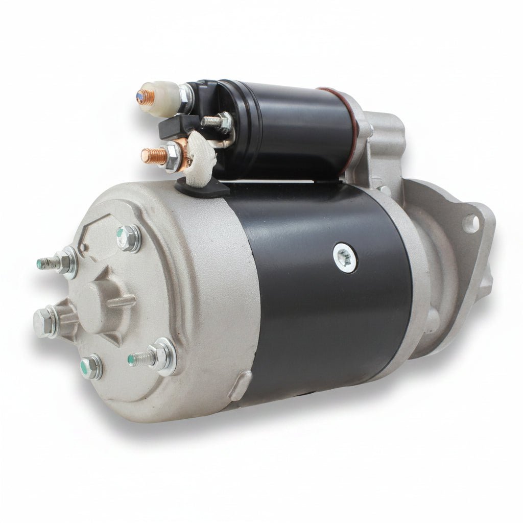 New 12V 10T Starter Motor 26024036 5558084R91 DD 2.2kW Lucas 6M14 for Mahindra Tractor 225DI 4500 5500 6000 7520 - Fuel Parts Depot