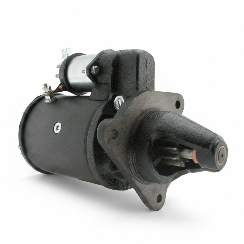 New 12V 10T Starter Motor 26363 26363A 17648 180-311 DD 2.8kW Lucas M50 for Allis Chalmers 180 185 200 840 940 6060 6080 8010 Tractor Diesel 1968-1986 - Fuel Parts Depot