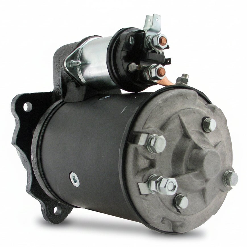 New 12V 10T Starter Motor 26363 26363A 17648 180-311 DD 2.8kW Lucas M50 for Allis Chalmers 180 185 200 840 940 6060 6080 8010 Tractor Diesel 1968-1986 - Fuel Parts Depot