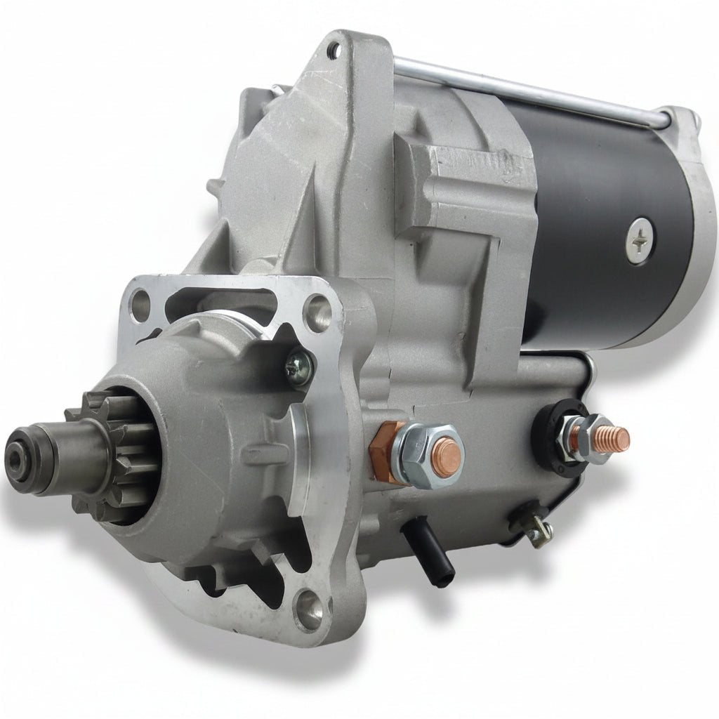 New 12V 10T Starter Motor 3E5382 128000-5720 OSGR 3.0kW Denso R for Caterpillar 3114 3116 3126 3126B C7 446 446B 446D AP1000 1989-2016 - Fuel Parts Depot
