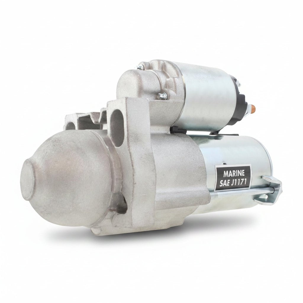 New 12V 11T Starter Motor 9000887 186443 6931 21677590 PMGR 1.6kW Delco PG260L for Pleasurecraft GM V8 6.0L 364CID Marine Engine 2003-2007 - Fuel Parts Depot