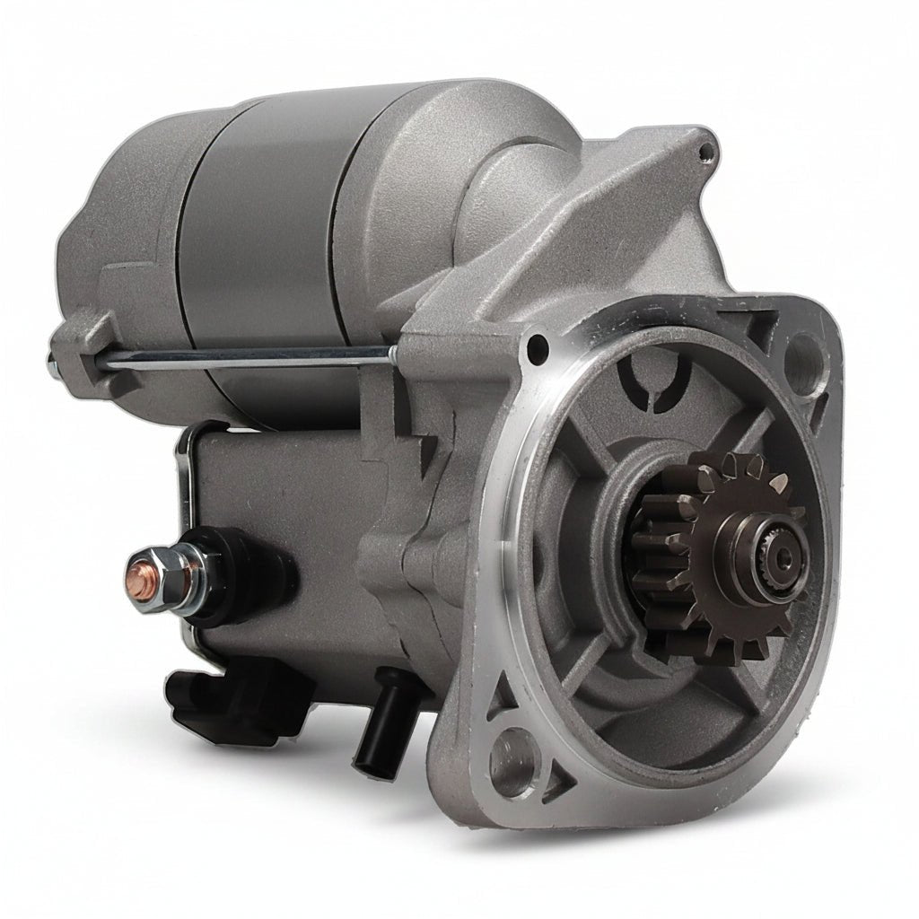 New 12V 15T Starter Motor 1400-0102 2800-0102 3675205RX 119385-77010 1.4kW Denso IIR Yanmar for Thermo King MD TS RD Series Carrier Transicold 366 388 John Deere 855 1984-2002 - Fuel Parts Depot