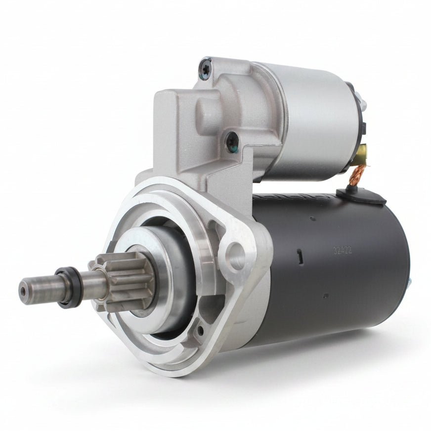 New 12V 9T Starter Motor 0001211012 111-911-023 CCW 0.7kW for VW Beetle Karmann Ghia Transporter Porsche 914 1962-1979 - Fuel Parts Depot
