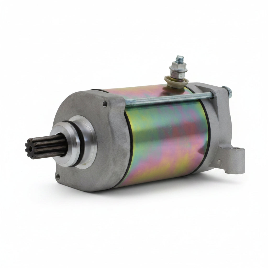 New 12V 9T Starter Motor 4WV818000000 18759 for Yamaha Grizzly 660 Kodiak 400 450 Rhino 660 Wolverine ATV - Fuel Parts Depot
