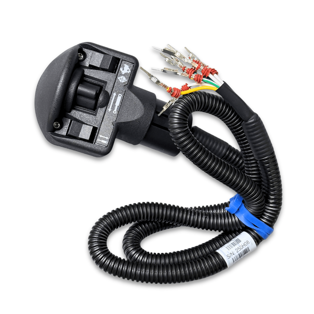 Right Auxiliary Four Switch Joystick Handle 6680418 for Bobcat 751 753 863 883 S130 S175 S185 S300 S650 T140 T180 T300 Skid Steer CTL - Fuel Parts Depot