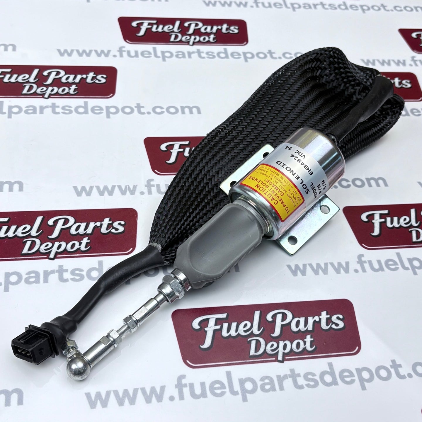 Shutdown/Fuel Stop Solenoid 24V EHB4824 For KHD Deutz BF6M1015 BF8M1015 Engine - Fuel Parts Depot