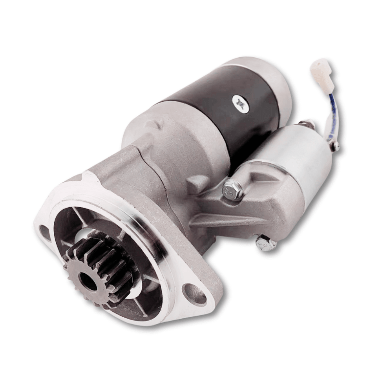 Starter Motor AT318141 12V for Yanmar Engine 3TNV88F 4TNV86CT Fits for John Deere Excavator 30G 35D 35G 50D 50G - Fuel Parts Depot