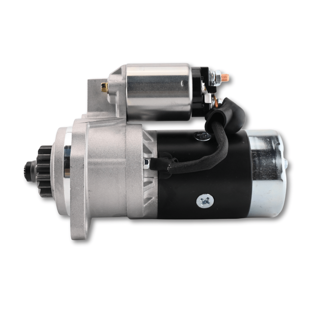 Starter Motor MM409-41001 31B66-00600 31B66-00601 12V 15T 1.6kW for Mahindra 2216 2415 2516 2615 2816 Tractor Mitsubishi S3L2 - Fuel Parts Depot