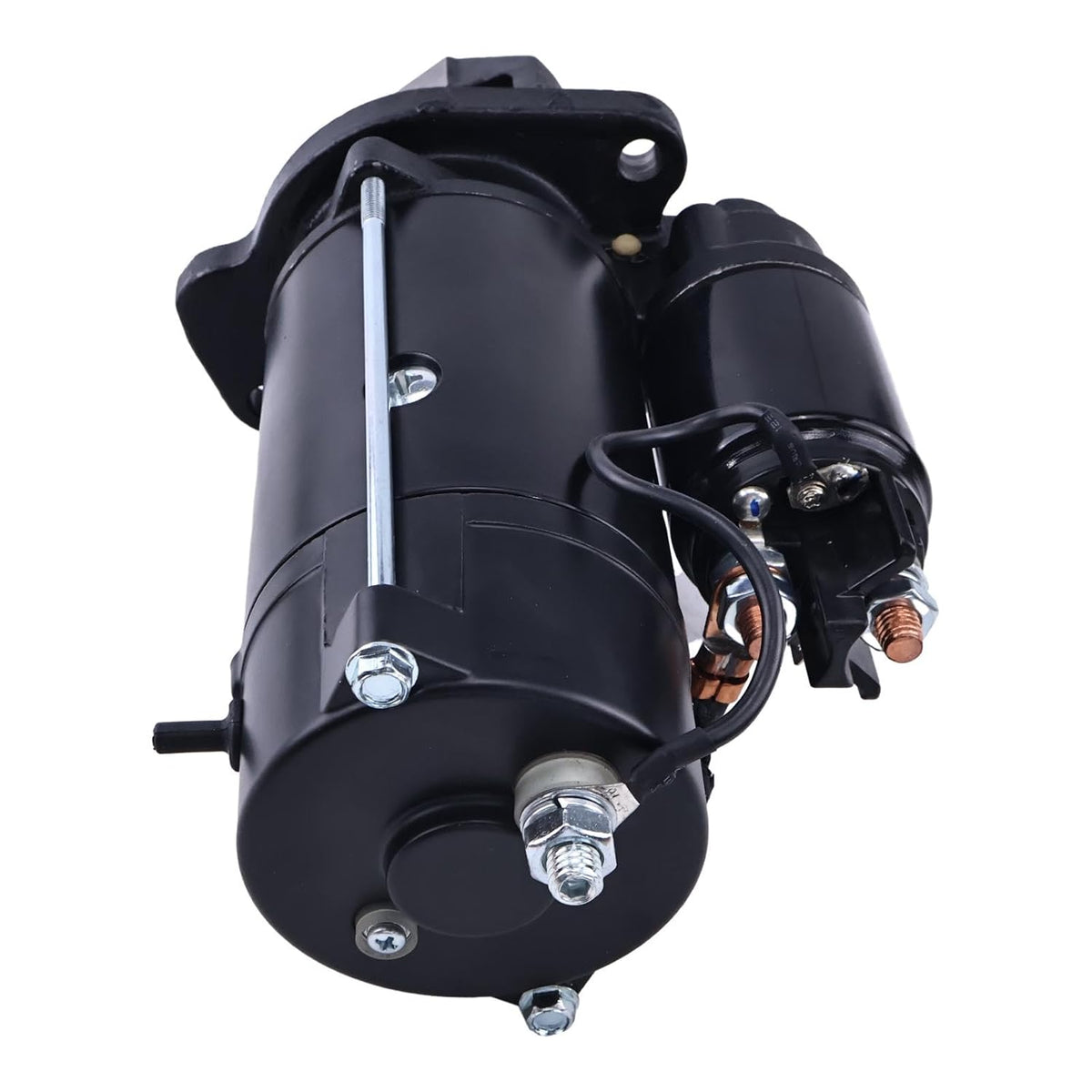 Starter Motor RE536490 RE536008 12V 4.2KW 10T Compatible with John Deere 4045AFM85 4045DFM50 4045DFM70 4045SFM85 4045TFM50 4045TFM75 4045TFM85 - Fuel Parts Depot