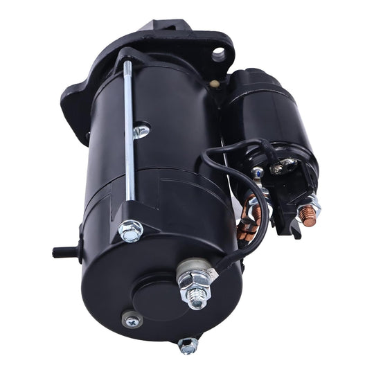 Starter Motor RE536490 RE536008 12V 4.2KW 10T Compatible with John Deere 4045AFM85 4045DFM50 4045DFM70 4045SFM85 4045TFM50 4045TFM75 4045TFM85 - Fuel Parts Depot