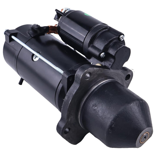 Starter Motor RE536490 RE536008 12V 4.2KW 10T Compatible with John Deere 4045AFM85 4045DFM50 4045DFM70 4045SFM85 4045TFM50 4045TFM75 4045TFM85 - Fuel Parts Depot