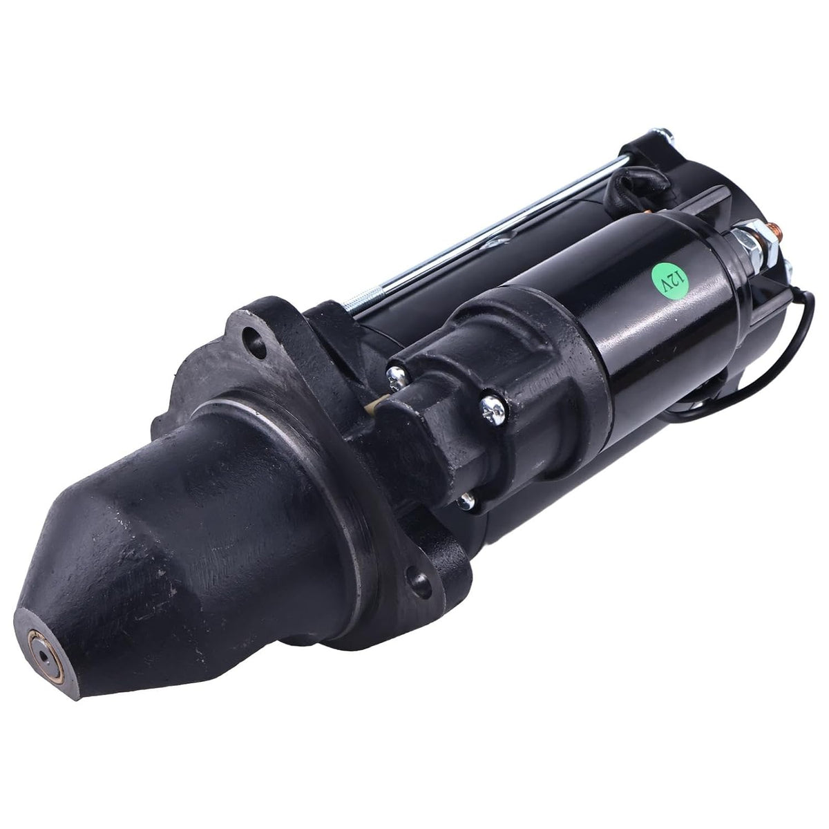 Starter Motor RE536490 RE536008 12V 4.2KW 10T Compatible with John Deere 4045AFM85 4045DFM50 4045DFM70 4045SFM85 4045TFM50 4045TFM75 4045TFM85 - Fuel Parts Depot