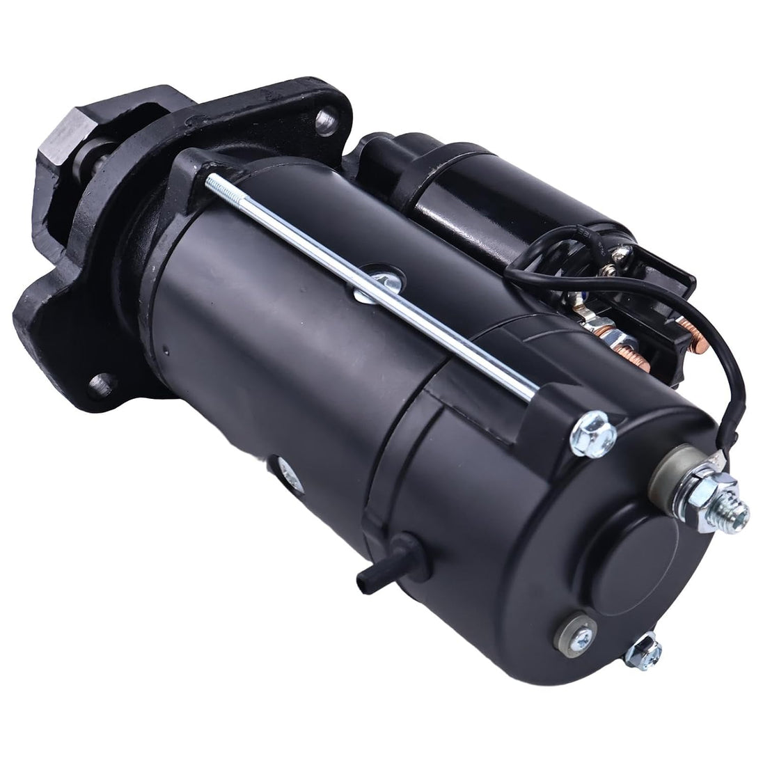 Starter Motor RE536490 RE536008 12V 4.2KW 10T Compatible with John Deere 4045AFM85 4045DFM50 4045DFM70 4045SFM85 4045TFM50 4045TFM75 4045TFM85 - Fuel Parts Depot