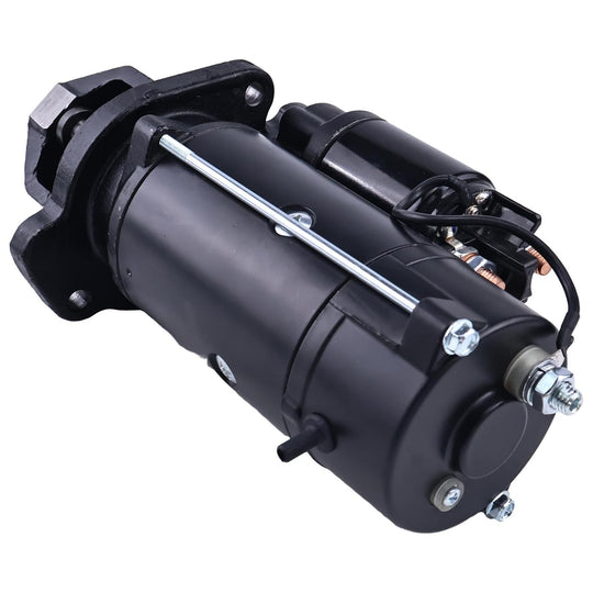 Starter Motor RE536490 RE536008 12V 4.2KW 10T Compatible with John Deere 4045AFM85 4045DFM50 4045DFM70 4045SFM85 4045TFM50 4045TFM75 4045TFM85 - Fuel Parts Depot