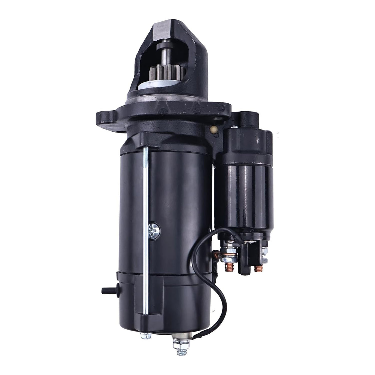 Starter Motor RE536490 RE536008 12V 4.2KW 10T Compatible with John Deere 4045AFM85 4045DFM50 4045DFM70 4045SFM85 4045TFM50 4045TFM75 4045TFM85 - Fuel Parts Depot