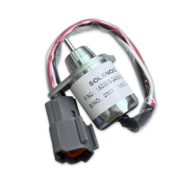 Stop Solenoid 24V 1503ES - 24S5SUC12S fitsYanmar 4TNV98 4TNV94 fits Hyundai R80 DH150 - Fuel Parts Depot