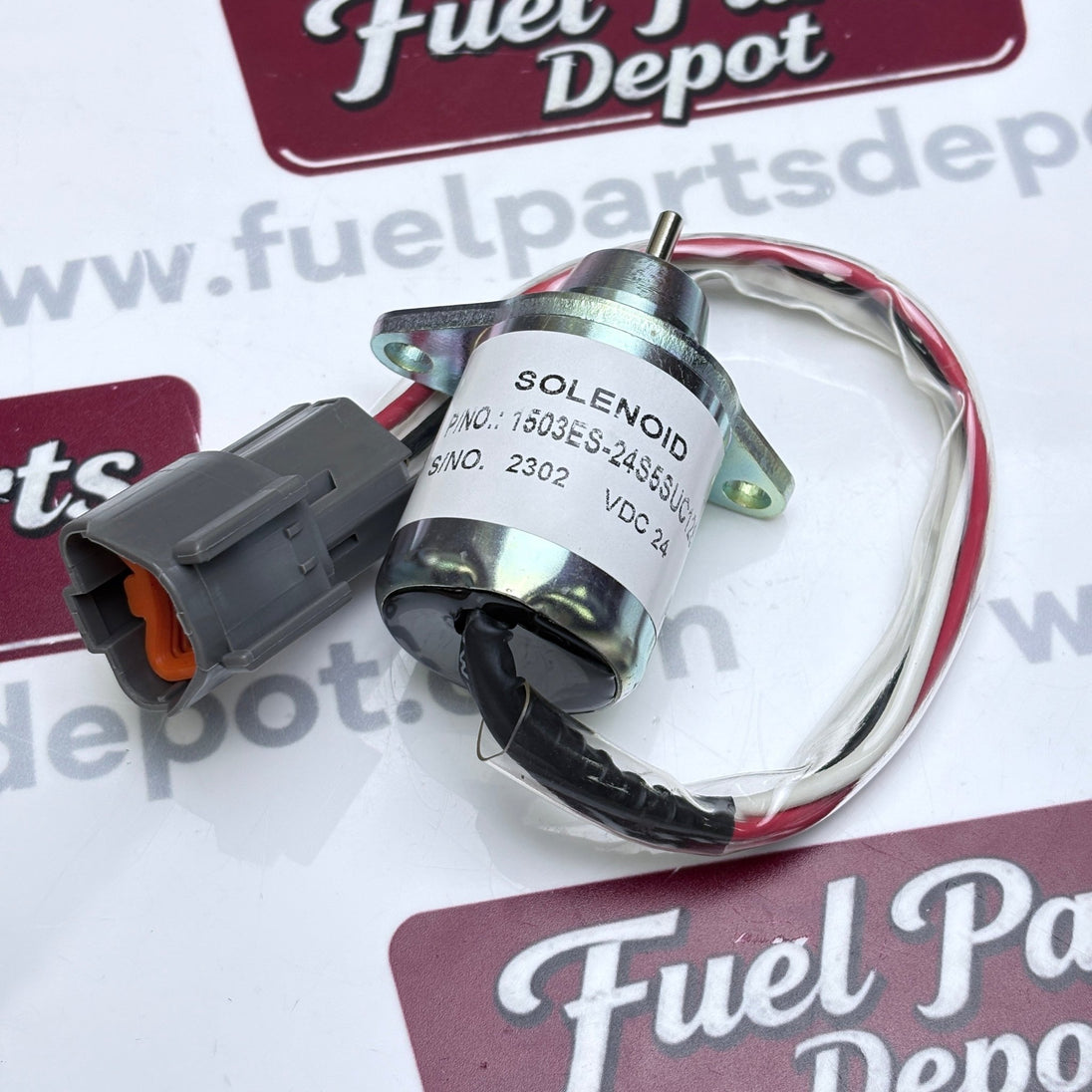 Stop Solenoid 24V 1503ES - 24S5SUC12S fitsYanmar 4TNV98 4TNV94 fits Hyundai R80 DH150 - Fuel Parts Depot