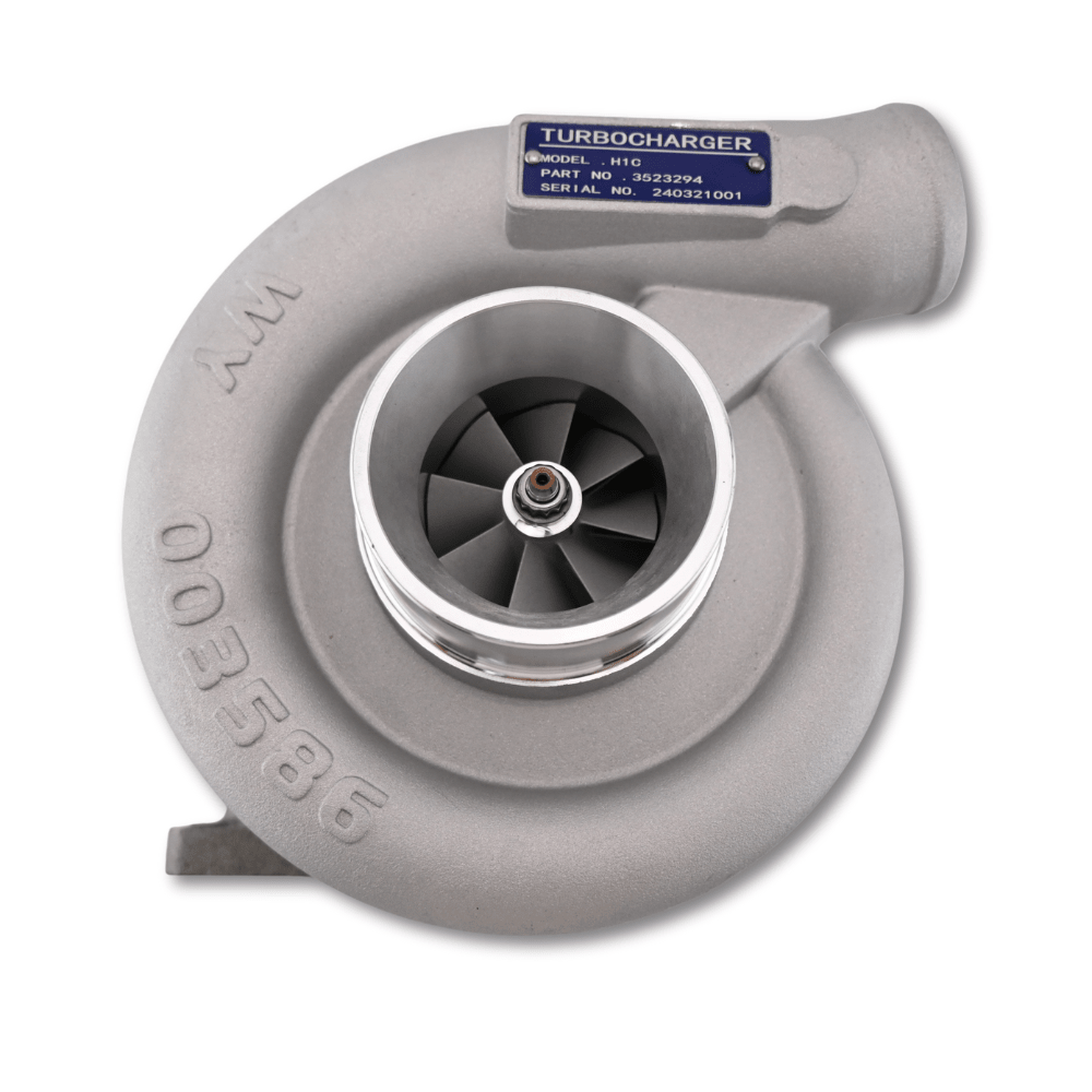 Turbo H1C Turbocharger 3523294 3802116 3802292 for Cummins Engine 6BTA Truck Marine Construction 1986+ - Fuel Parts Depot